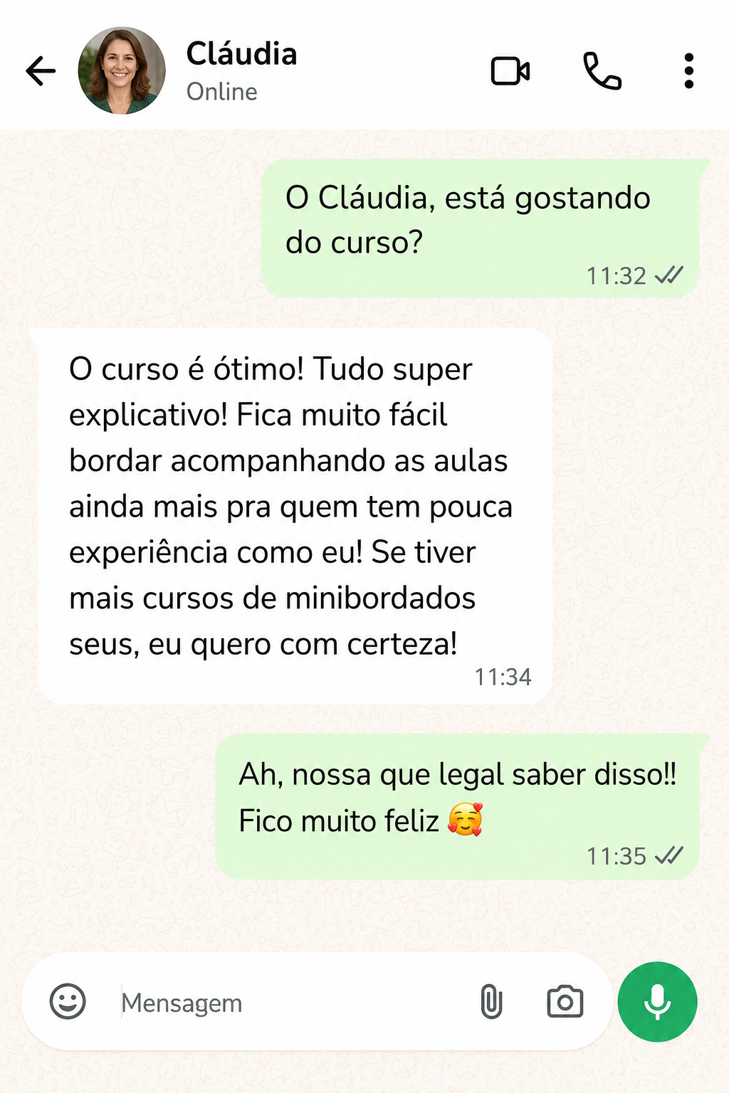 Depoimento aluna 2