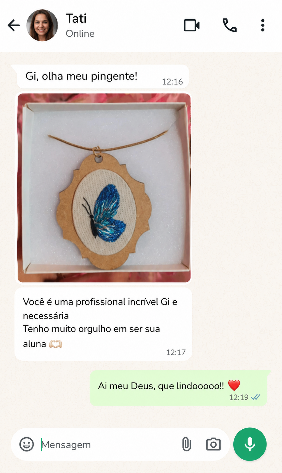 Depoimento aluna 3